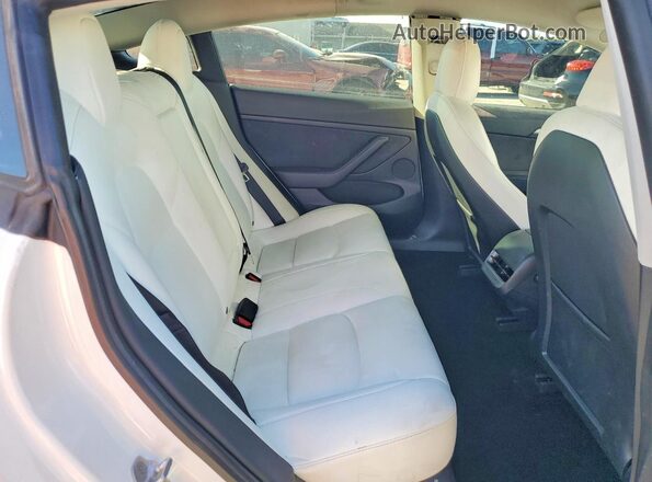 5YJ3E1EB0MF094919 2021 TESLA MODEL White Vista de los asientos traseros