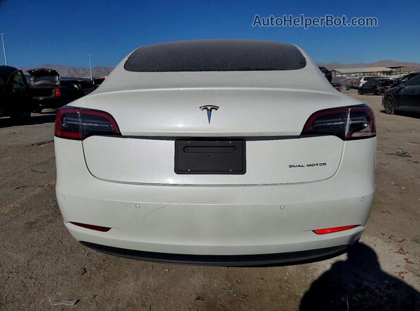 5YJ3E1EB0MF094919 2021 TESLA MODEL White Vista trasera