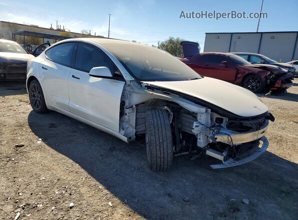 5YJ3E1EB0MF094919 2021 TESLA MODEL White Delantero derecho