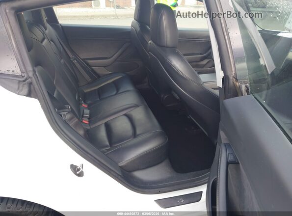 5YJ3E1EB0MF858395 2021 TESLA MODEL 3 White Widok naklejki z numerem VIN