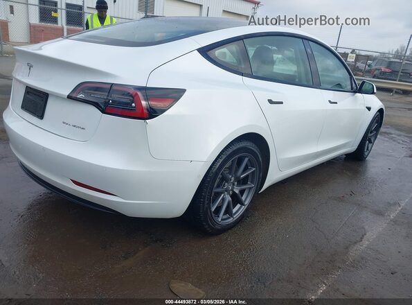 5YJ3E1EB0MF858395 2021 TESLA MODEL 3 White Tył prawy