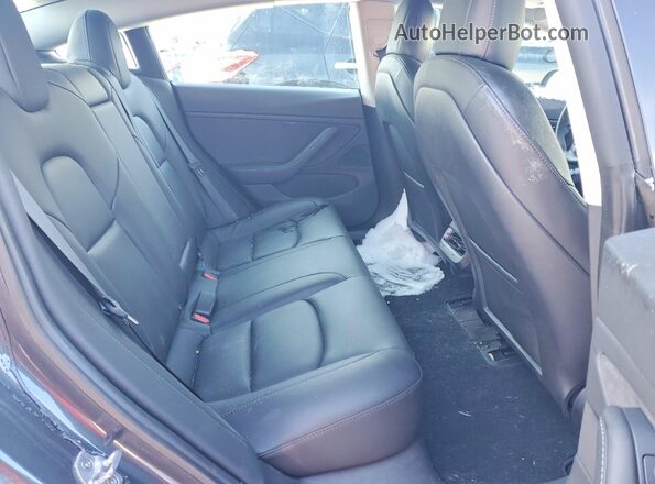 5YJ3E1EB0MF901911 2021 TESLA MODEL Серый Вид задней части салона