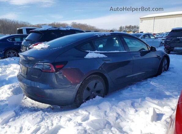 5YJ3E1EB0MF901911 2021 TESLA MODEL Серый Задняя правая четверть