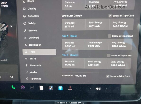 5YJ3E1EB0NF256761 2022 TESLA MODEL 3 Серый Вид задних сидений
