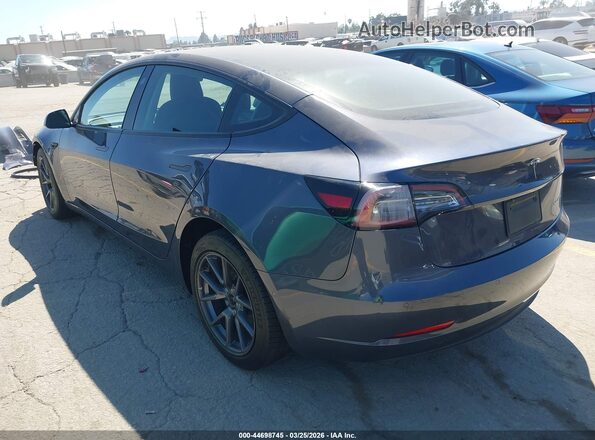 5YJ3E1EB0NF256761 2022 TESLA MODEL 3 Серый Задняя левая четверть