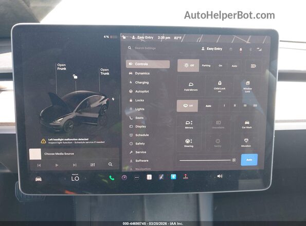 5YJ3E1EB0NF256761 2022 TESLA MODEL 3 Серый 