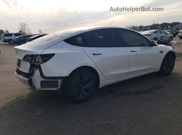 5YJ3E1EB1MF010087 2021 TESLA MODEL White Հետևի աջ