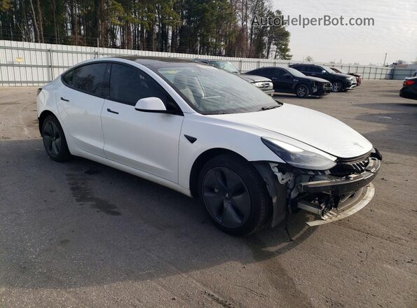 5YJ3E1EB1MF010087 2021 TESLA MODEL White Առջևի աջ