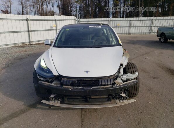 5YJ3E1EB1MF010087 2021 TESLA MODEL White Դիմացի տեսք