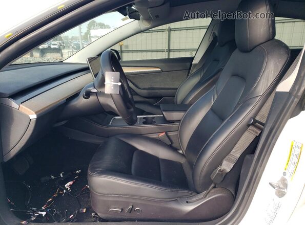 5YJ3E1EB1MF010087 2021 TESLA MODEL White Սալոնի դիմացի տեսք