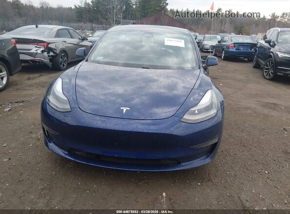 5YJ3E1EB1MF050329 2021 TESLA MODEL 3 Blue Vista del cuadro de instrumentos