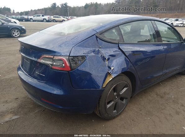5YJ3E1EB1MF050329 2021 TESLA MODEL 3 Blue Vista frontal