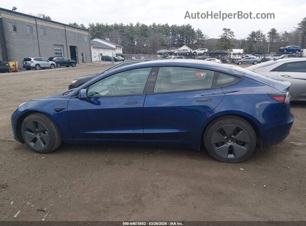 5YJ3E1EB1MF050329 2021 TESLA MODEL 3 Blue Vista interior de 360 grados