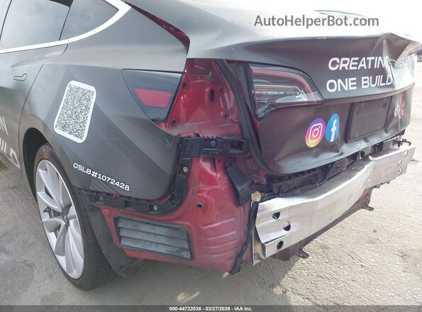 5YJ3E1EB2KF454561 2019 TESLA MODEL 3 Red 