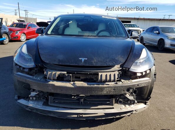 5YJ3E1EB2MF004315 2021 TESLA MODEL Black Widok z przodu