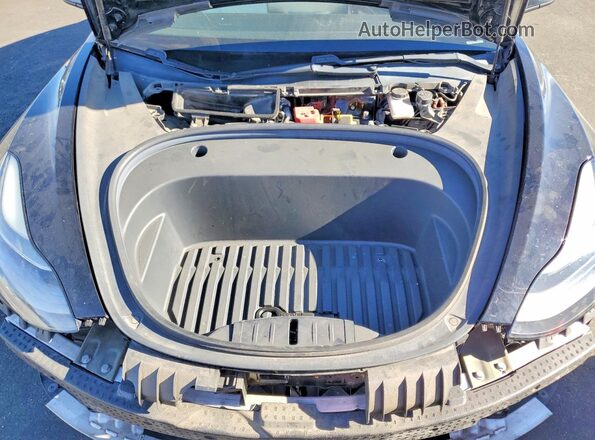 5YJ3E1EB2MF004315 2021 TESLA MODEL Black Widok wnętrza z tyłu