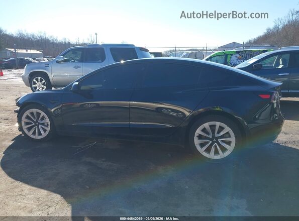 5YJ3E1EB2MF859564 2021 TESLA MODEL 3 Black Widok wnętrza z tyłu
