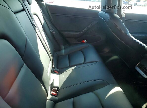 5YJ3E1EB2MF901862 2021 TESLA MODEL Black Հետևի նստատեղերի տեսք