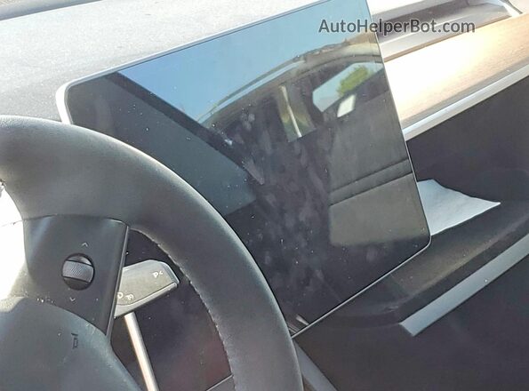 5YJ3E1EB2MF901862 2021 TESLA MODEL Black Սարքավորումների վահանակի տեսք