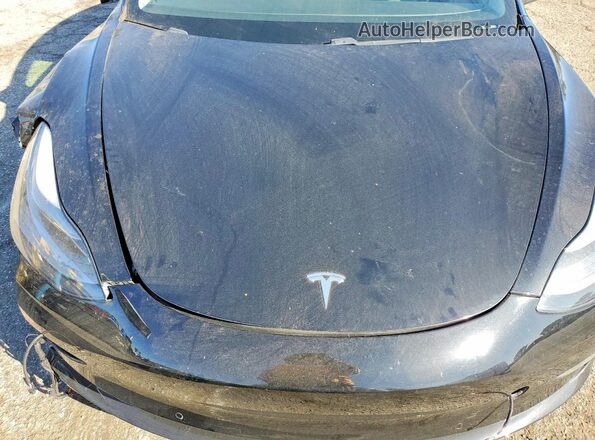 5YJ3E1EB2MF901862 2021 TESLA MODEL Black Սալոնի հետևի տեսք