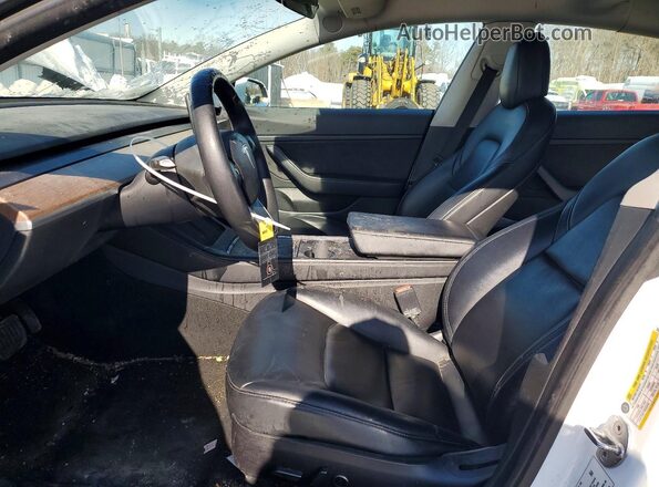 5YJ3E1EB2MF906768 2021 TESLA MODEL Белый Вид салона спереди
