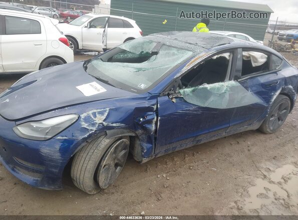 5YJ3E1EB2PF600299 2023 TESLA MODEL 3 Blue Вид спереду