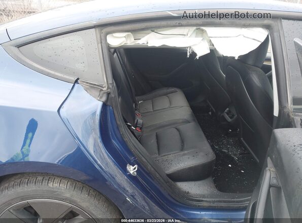 5YJ3E1EB2PF600299 2023 TESLA MODEL 3 Blue Вид наклейки з VIN-кодом