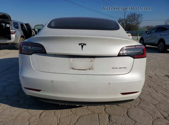 5YJ3E1EB3JF178860 2018 TESLA MODEL White Vista trasera