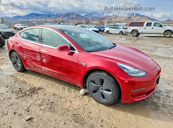 5YJ3E1EB3KF387324 2019 TESLA MODEL Red 