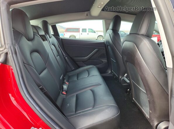 5YJ3E1EB3KF387324 2019 TESLA MODEL Red 
