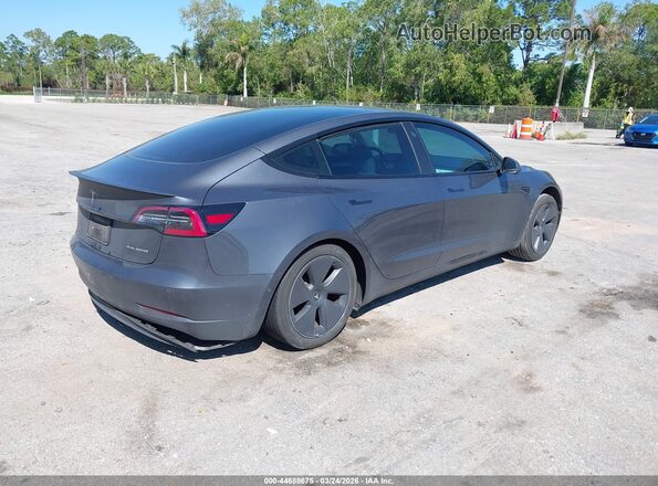 5YJ3E1EB3MF047397 2021 TESLA MODEL 3 Gray Tył prawy