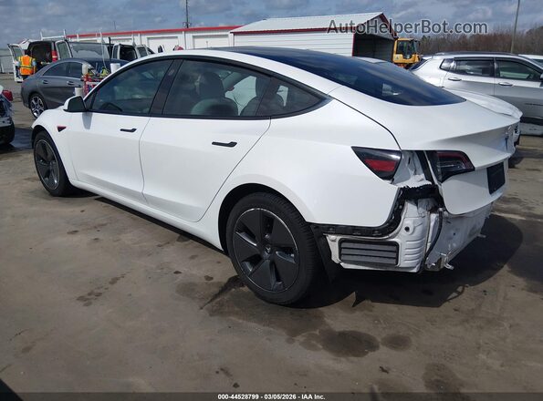 5YJ3E1EB3MF936992 2021 TESLA MODEL 3 White Tył lewy
