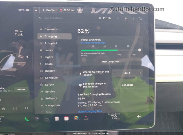5YJ3E1EB3NF170814 2022 TESLA MODEL 3 Gray 