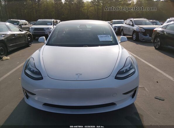 5YJ3E1EB4KF452987 2019 TESLA MODEL 3 White ხელსაწყოთა პანელის ხედი