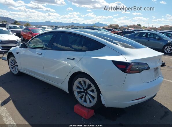 5YJ3E1EB4MF066976 2021 TESLA MODEL 3 White Tył lewy