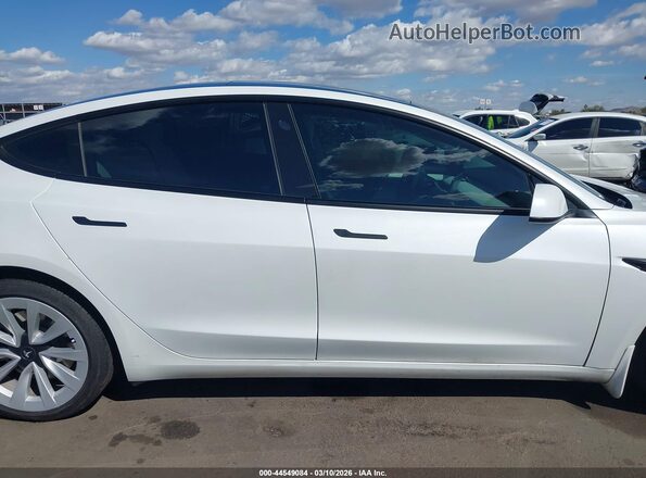 5YJ3E1EB4MF066976 2021 TESLA MODEL 3 White Widok zestawu wskaźników