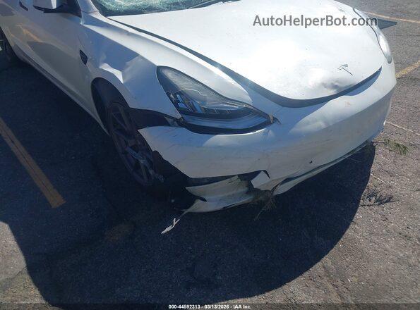 5YJ3E1EB4MF855483 2021 TESLA MODEL 3 White Widok z przodu