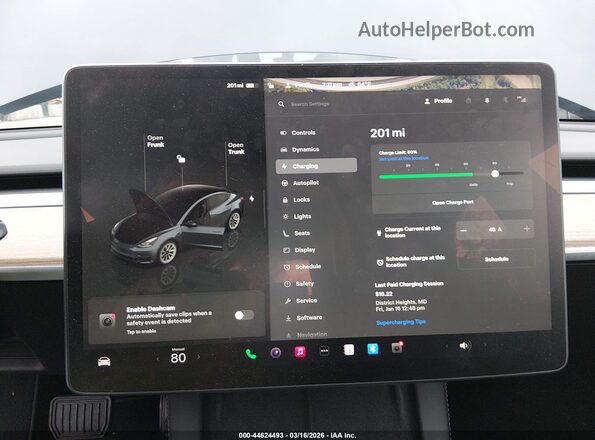 5YJ3E1EB4NF246654 2022 TESLA MODEL 3 Синий 