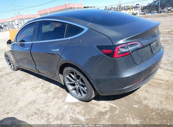 5YJ3E1EB5KF386546 2019 TESLA MODEL 3 Серый Задняя левая четверть