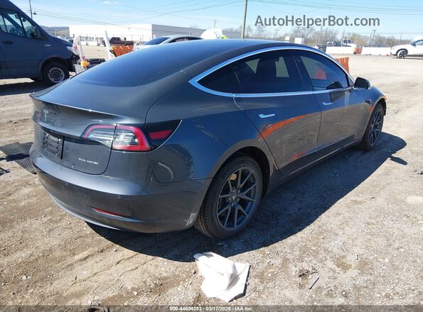 5YJ3E1EB5KF386546 2019 TESLA MODEL 3 Серый Задняя правая четверть