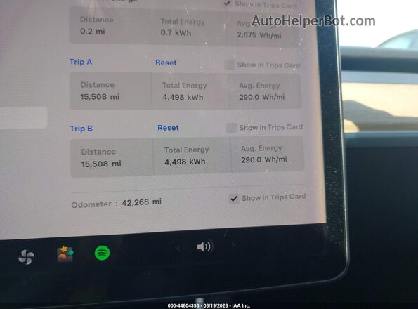 5YJ3E1EB5KF386546 2019 TESLA MODEL 3 Серый 