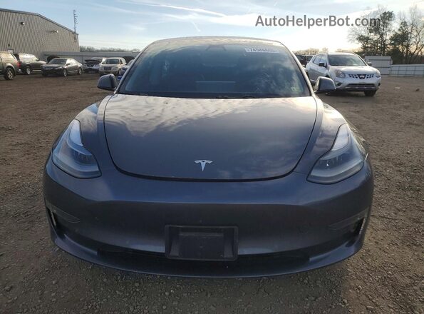 5YJ3E1EB5MF065383 2021 TESLA MODEL Серый Вид спереди