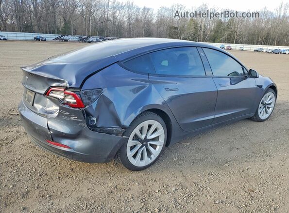 5YJ3E1EB5MF065383 2021 TESLA MODEL Серый Задняя правая четверть