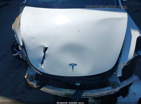 5YJ3E1EB5MF070132 2021 TESLA MODEL 3 White Widok z tyłu