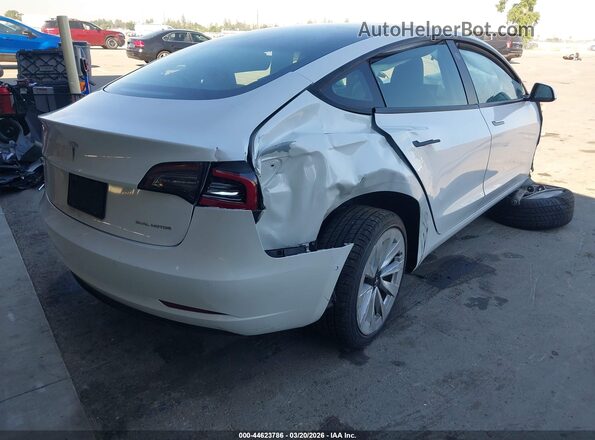 5YJ3E1EB5MF070132 2021 TESLA MODEL 3 White Tył prawy