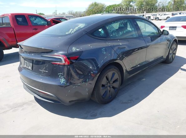 5YJ3E1EB5RF738891 2024 TESLA MODEL 3 Серый Задняя правая четверть