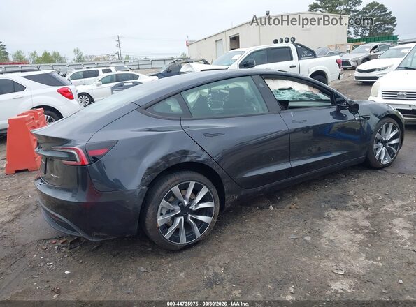 5YJ3E1EB5SF897979 2025 TESLA MODEL 3 Gray უკანა მარჯვენა