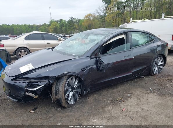 5YJ3E1EB5SF897979 2025 TESLA MODEL 3 Gray წინა ხედი