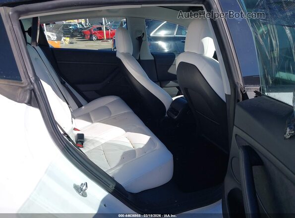 5YJ3E1EB6MF004303 2021 TESLA MODEL 3 White Вид наклейки з VIN-кодом
