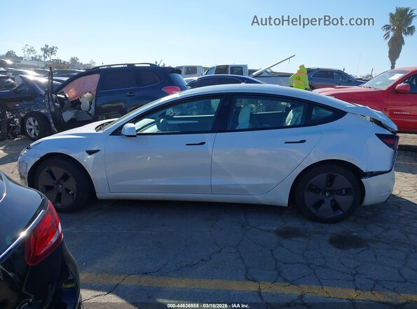 5YJ3E1EB6MF004303 2021 TESLA MODEL 3 White Вид задньої частини салону